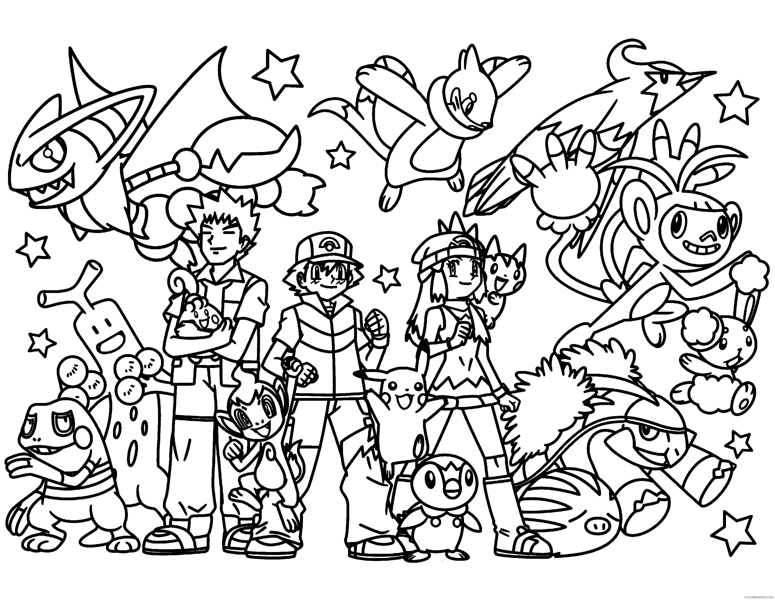 Pokemon Printable Coloring Pages Anime 2021 117 Coloring4free