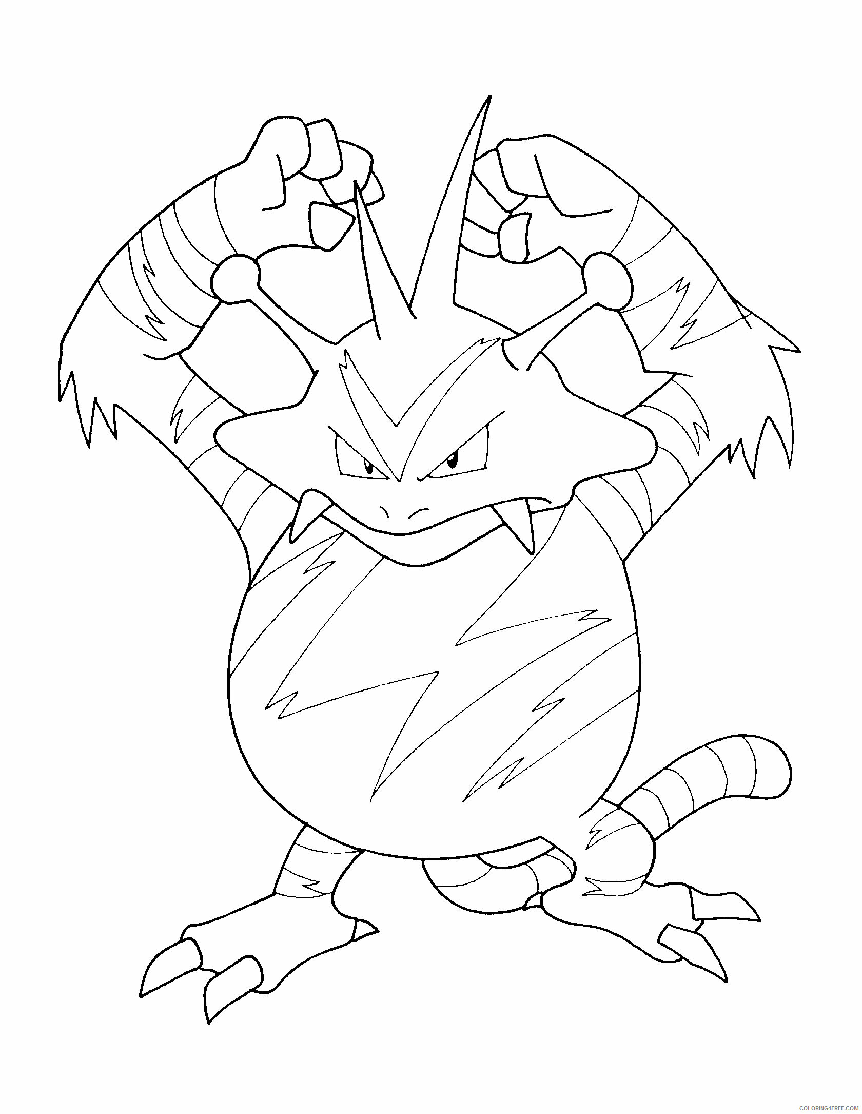 Pokemon Printable Coloring Pages Anime 2021 126 Coloring4free
