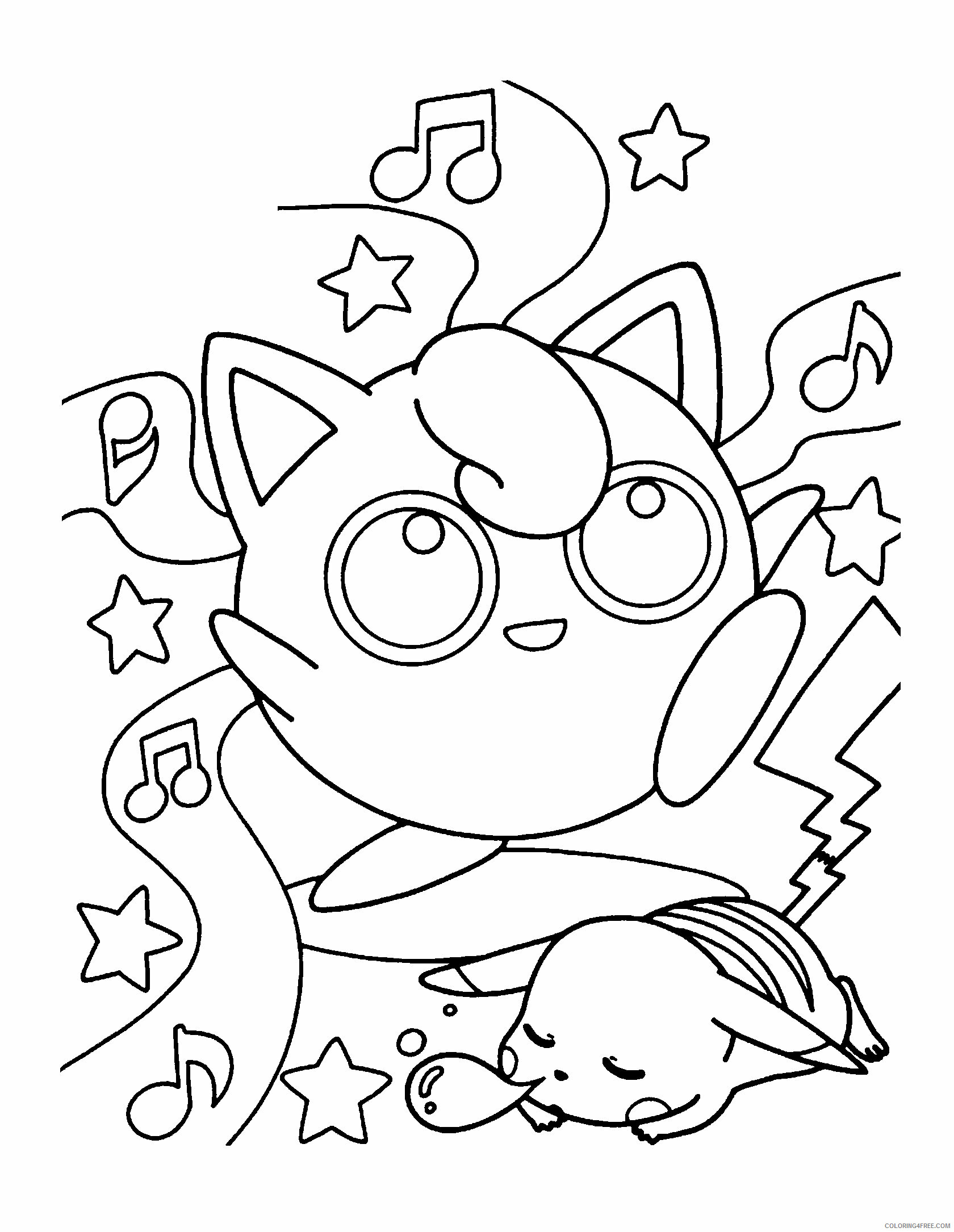 Pokemon Printable Coloring Pages Anime 2021 150 Coloring4free