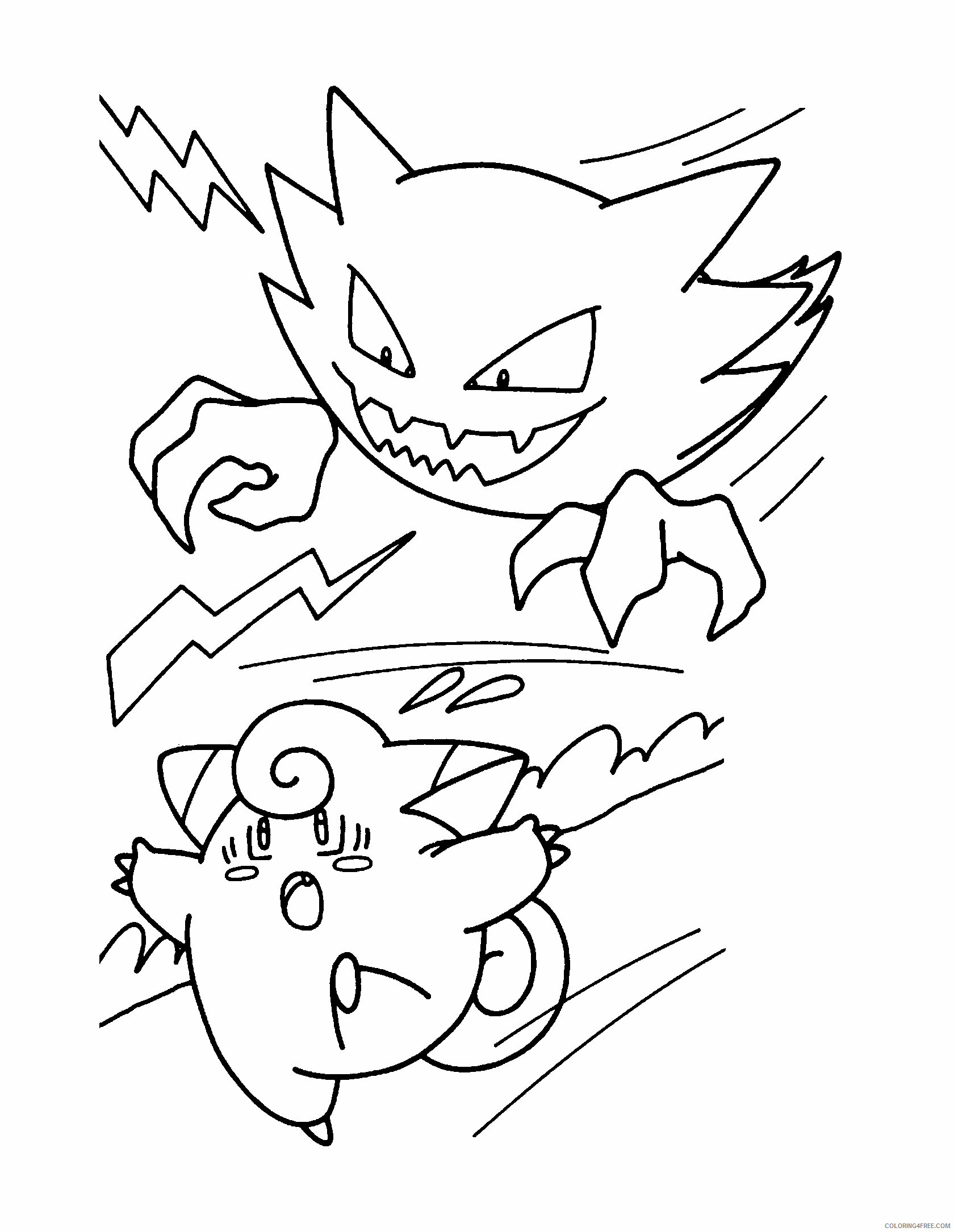 Pokemon Printable Coloring Pages Anime 2021 151 Coloring4free