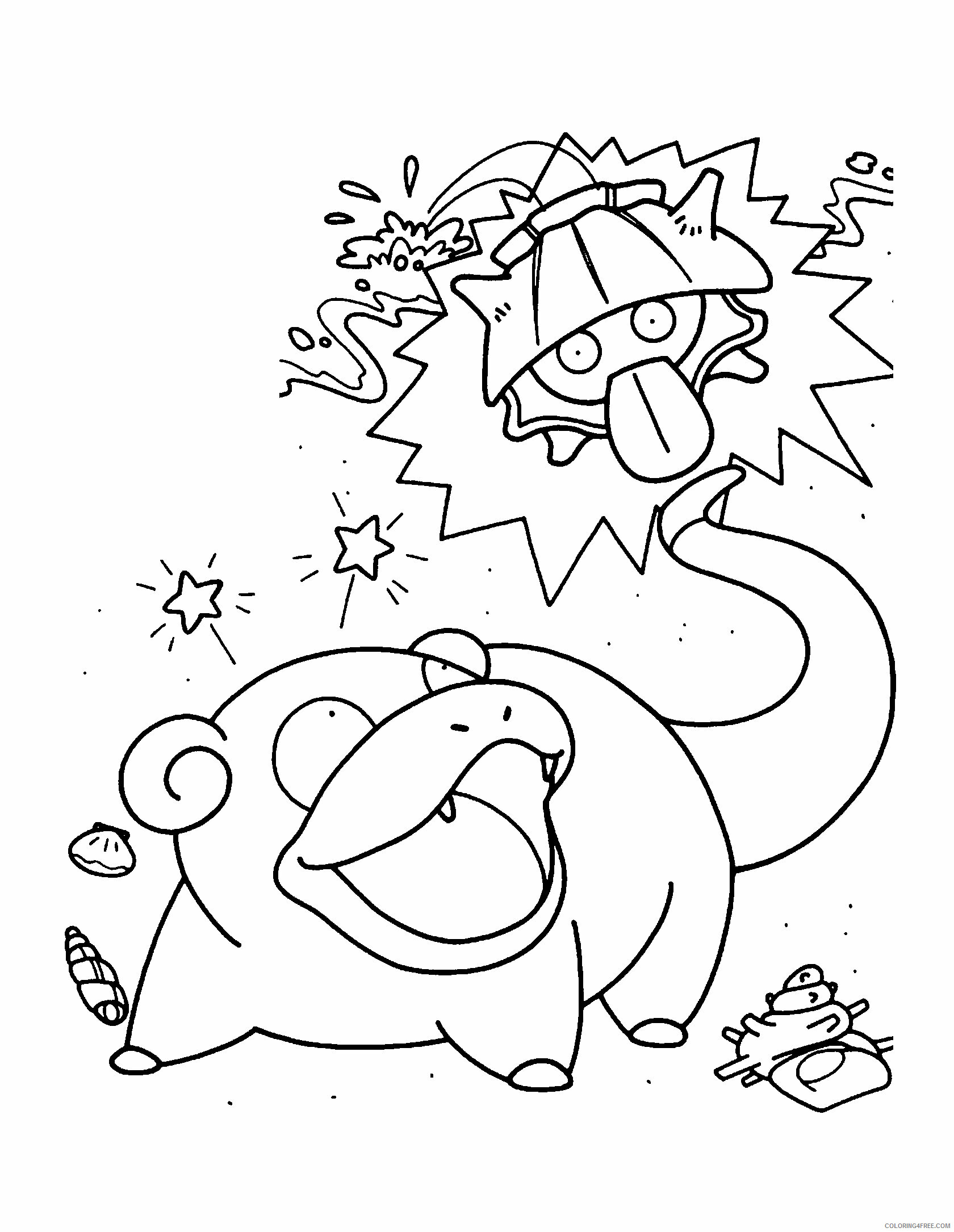 Pokemon Printable Coloring Pages Anime 2021 172 Coloring4free