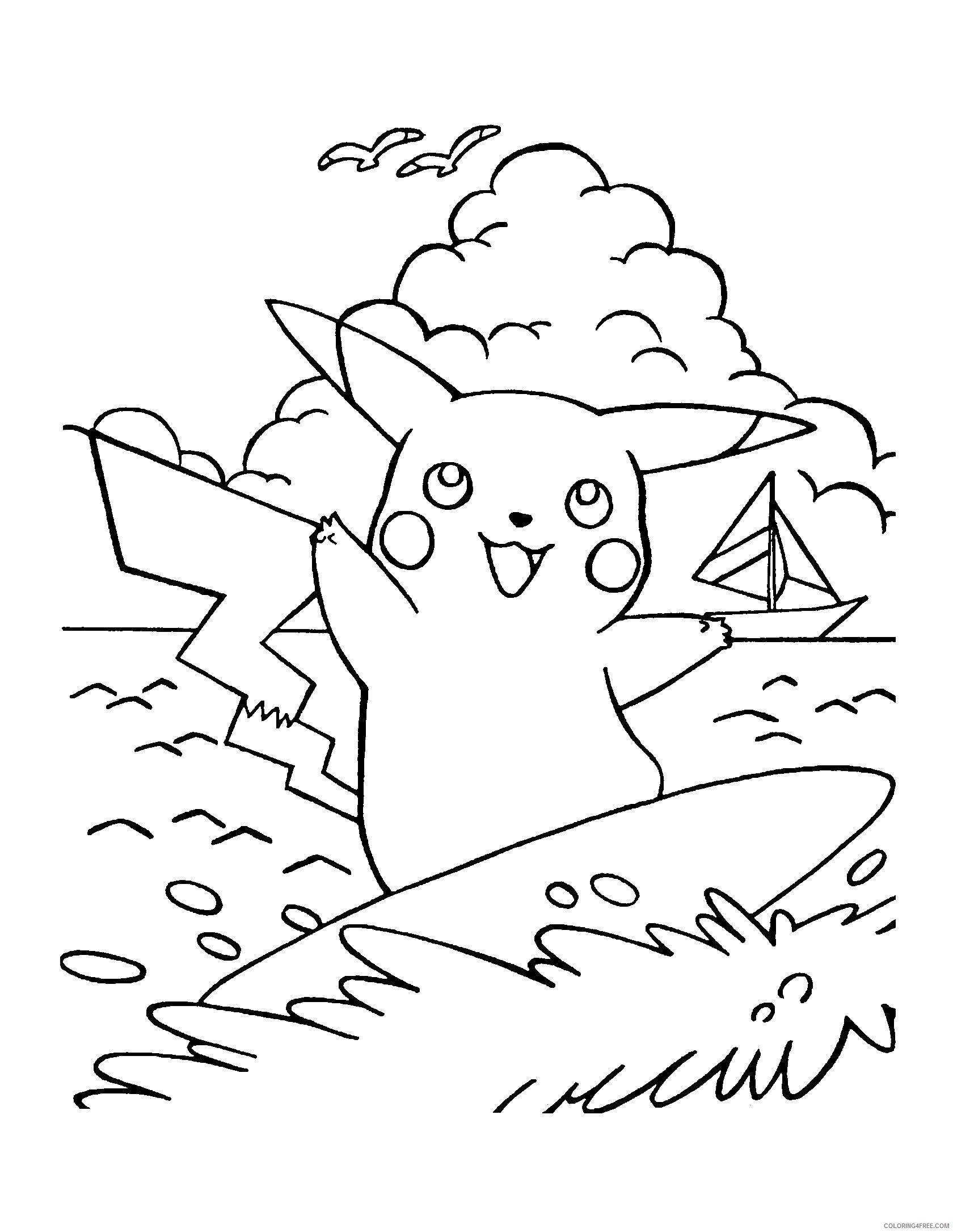 Pokemon Printable Coloring Pages Anime 2021 190 Coloring4free