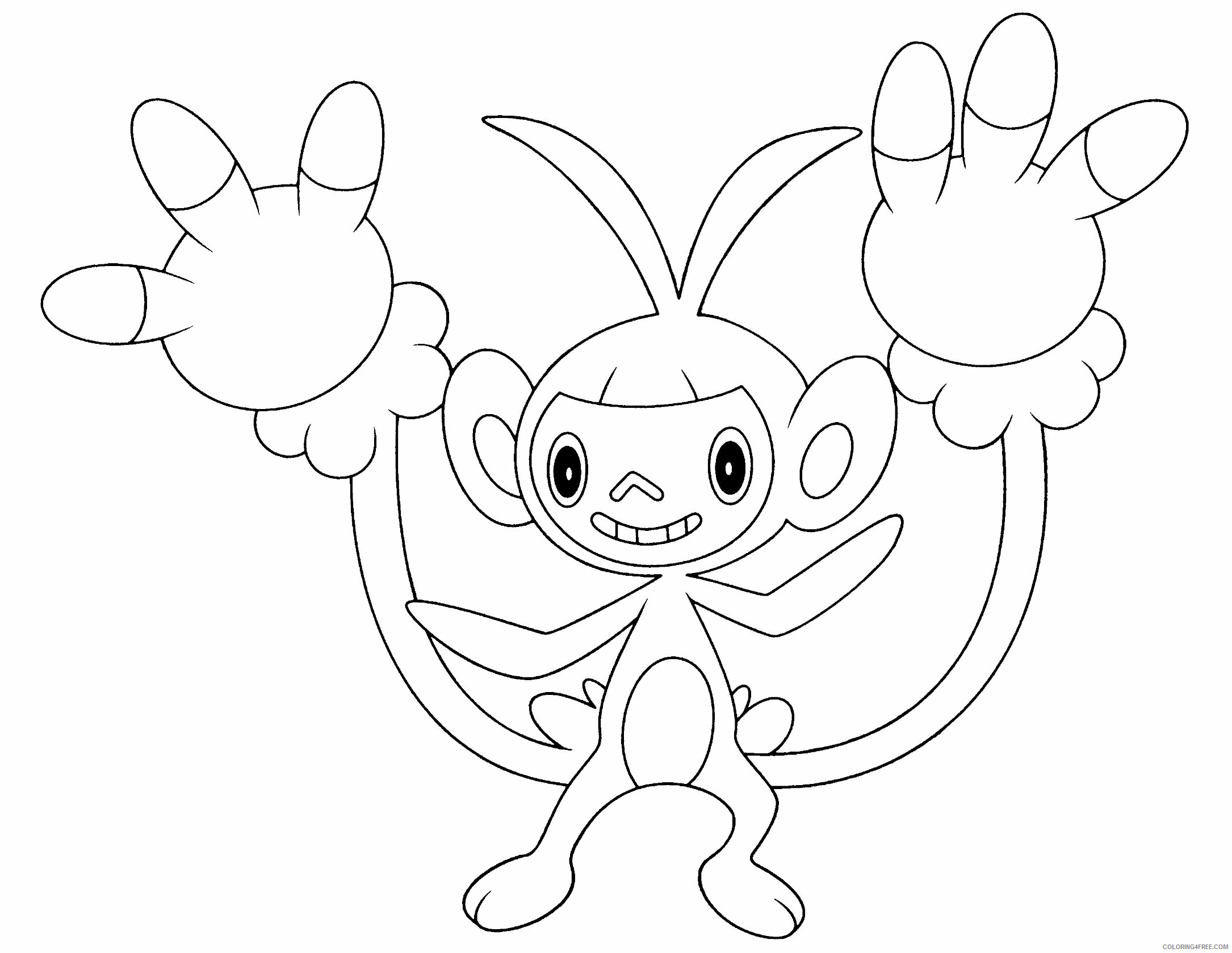 Pokemon Printable Coloring Pages Anime 2021 196 Coloring4free