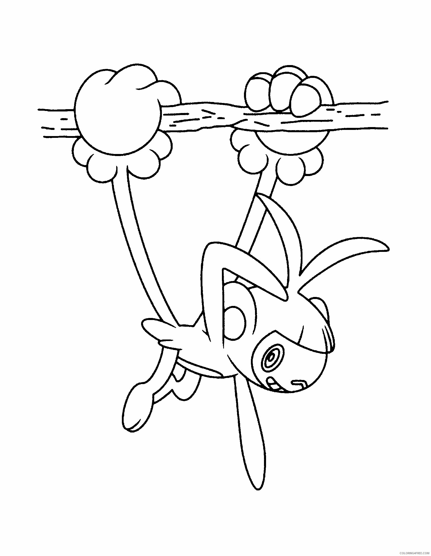 Pokemon Printable Coloring Pages Anime 2021 201 Coloring4free