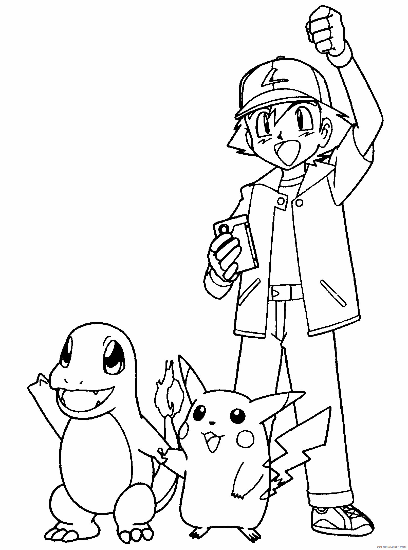 Pokemon Printable Coloring Pages Anime 2021 250 Coloring4free