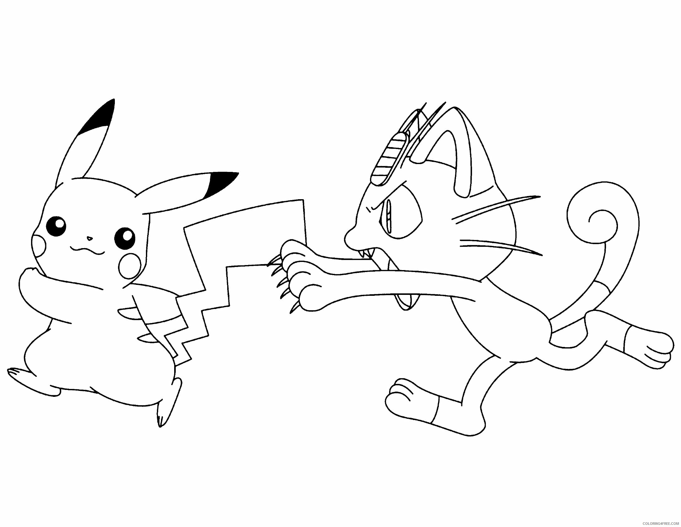 Pokemon Printable Coloring Pages Anime 2021 309 Coloring4free