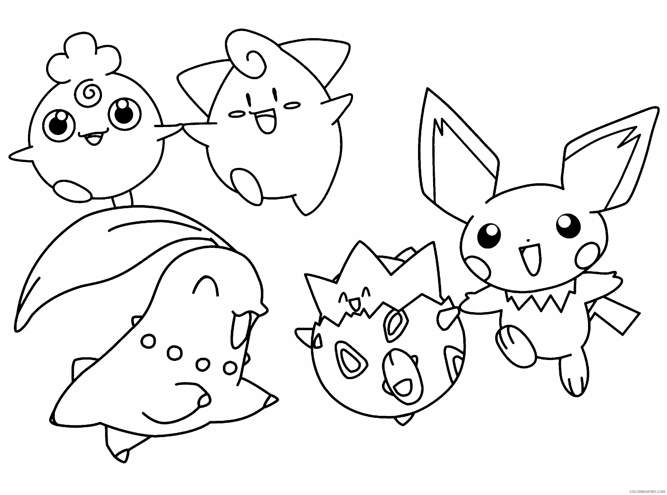 Pokemon Printable Coloring Pages Anime 2021 361 Coloring4free