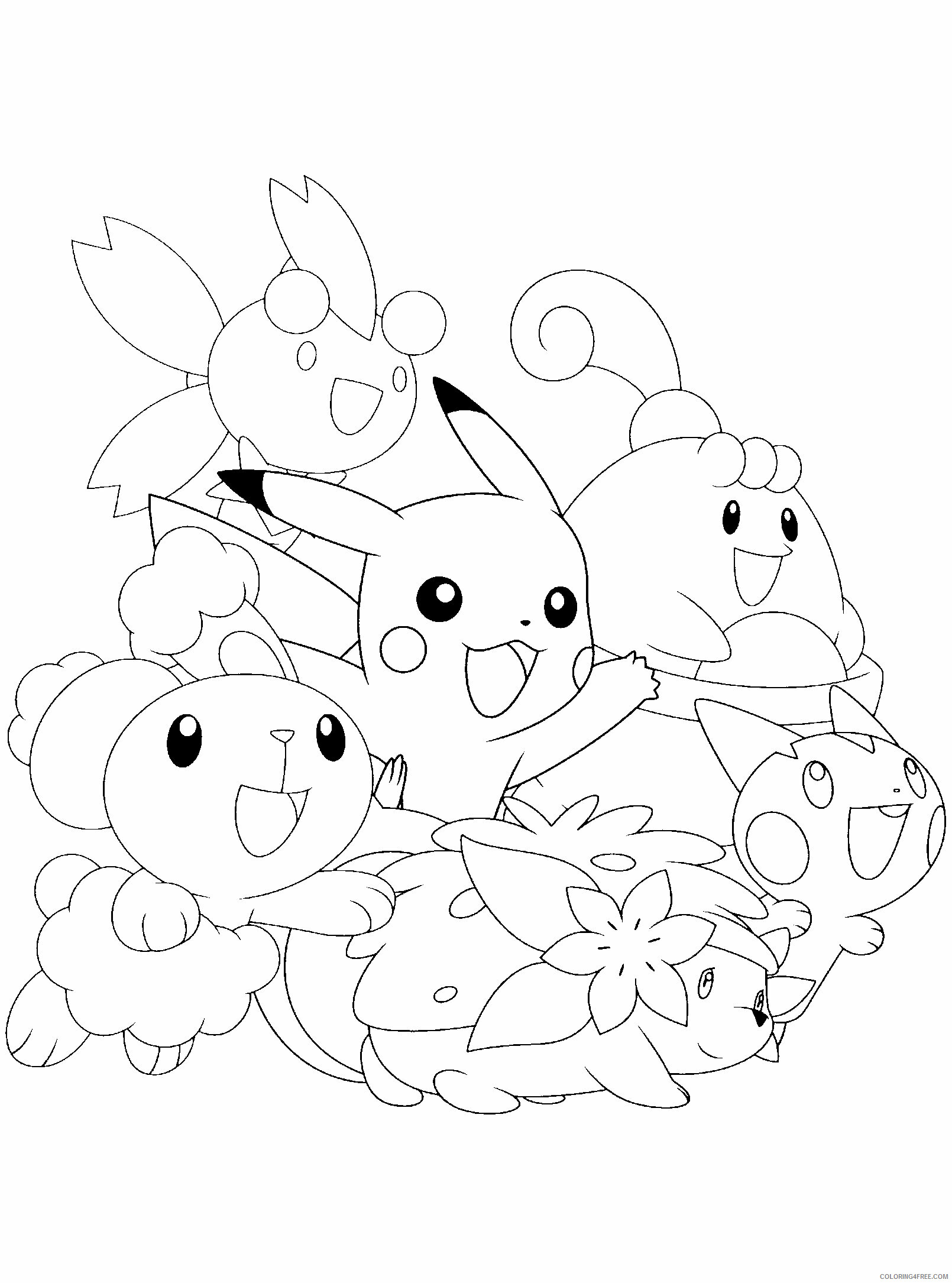 Pokemon Printable Coloring Pages Anime 2021 364 Coloring4free