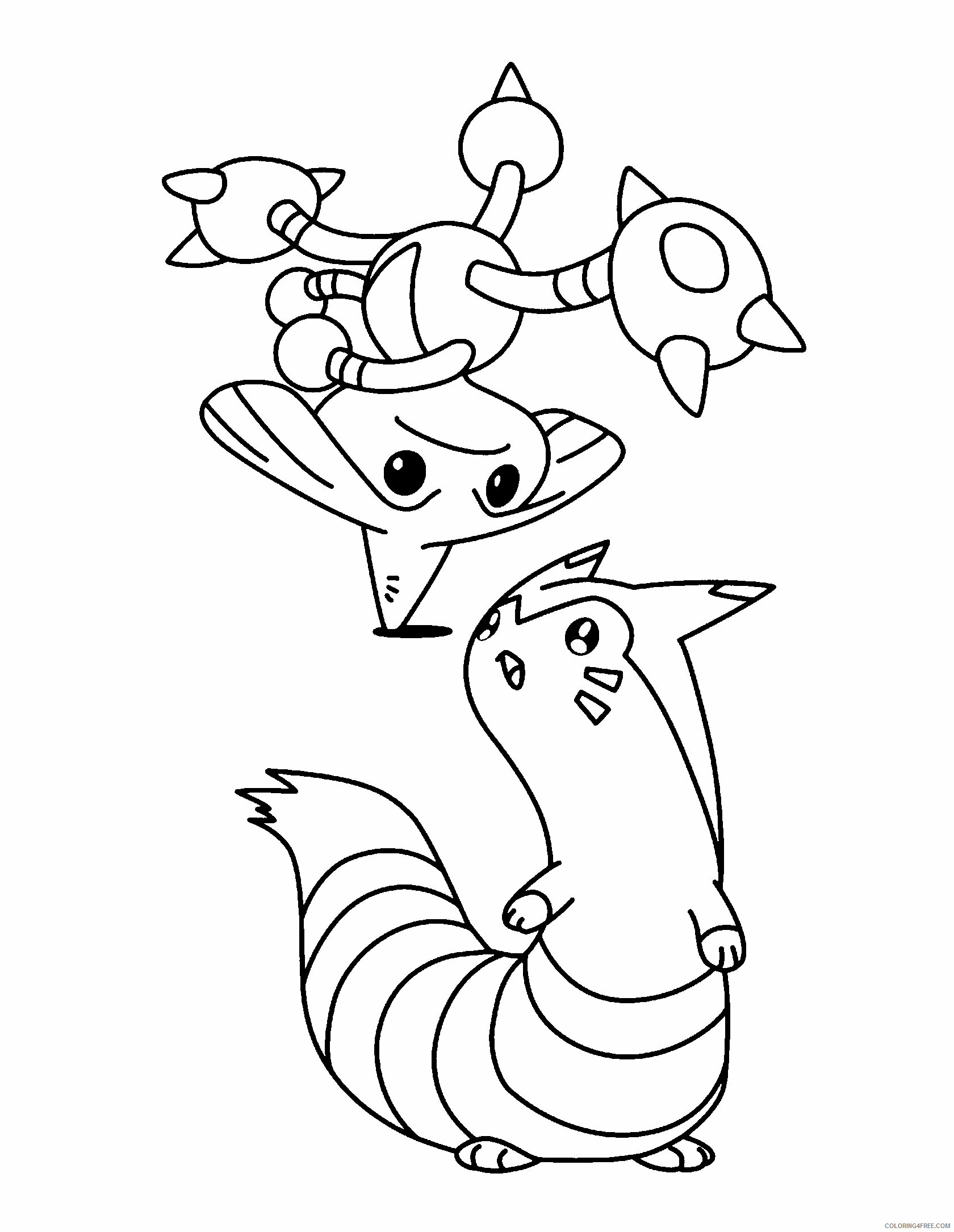 Pokemon Printable Coloring Pages Anime 2021 367 Coloring4free