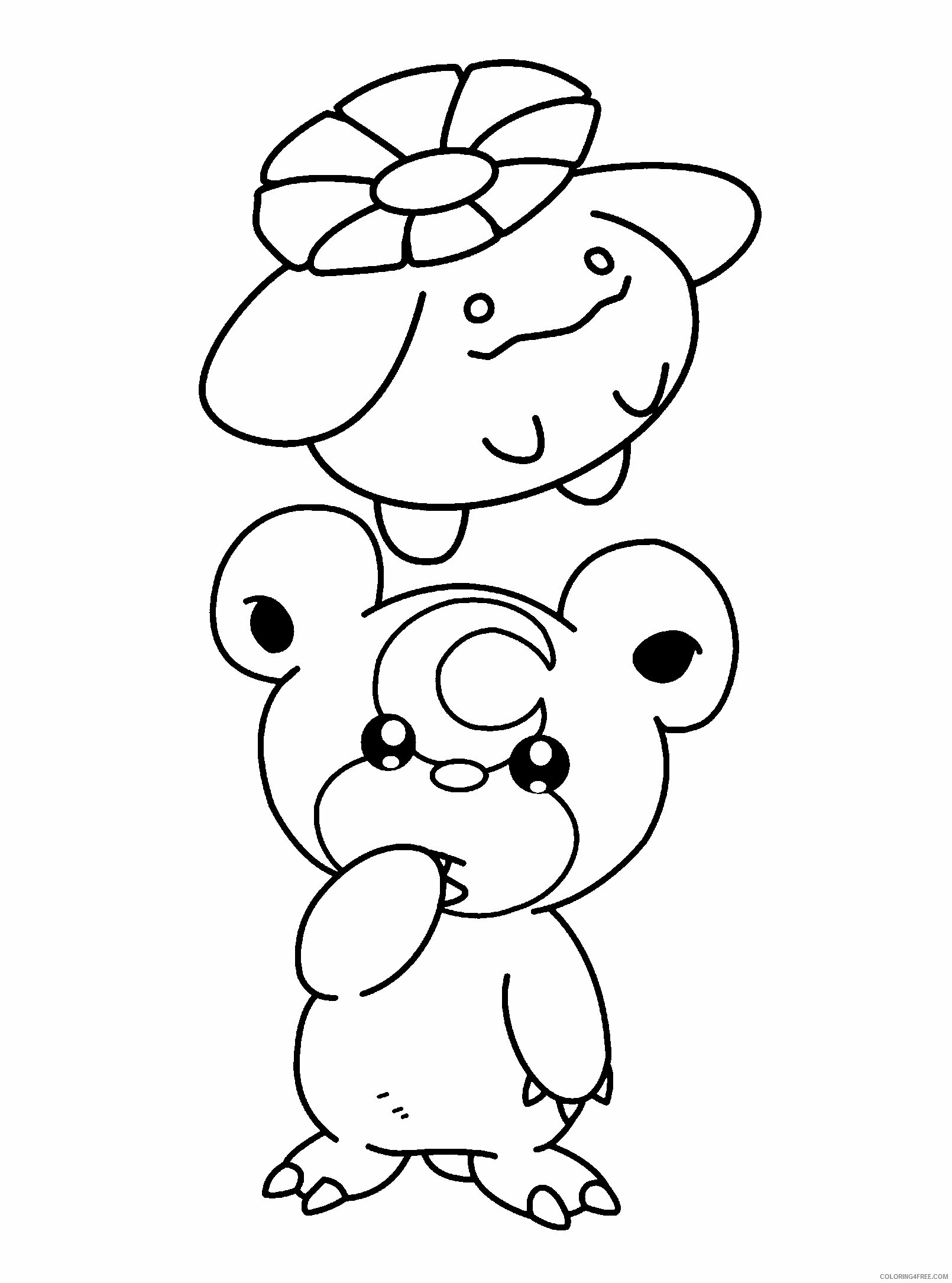 Pokemon Printable Coloring Pages Anime 2021 376 Coloring4free