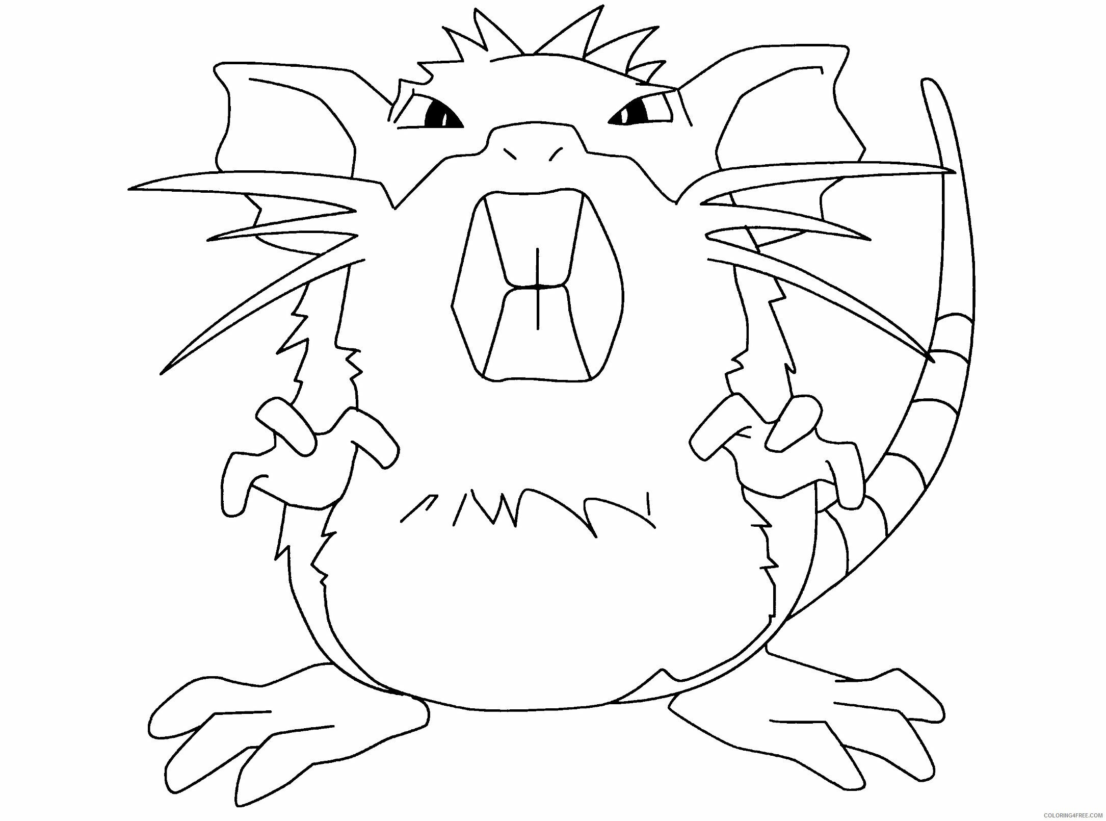 Pokemon Printable Coloring Pages Anime 2021 389 Coloring4free