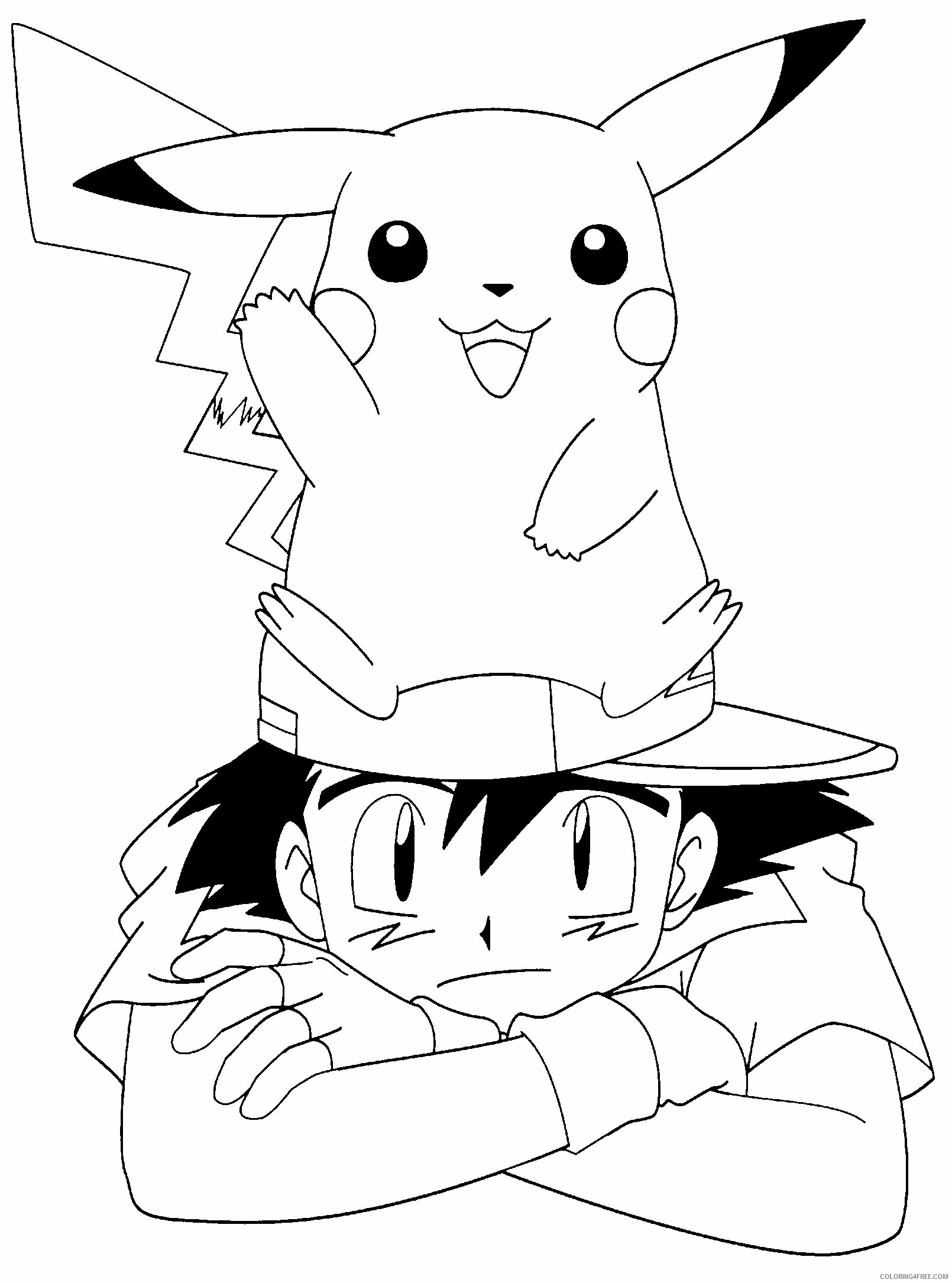 Pokemon Printable Coloring Pages Anime 2021 502 Coloring4free