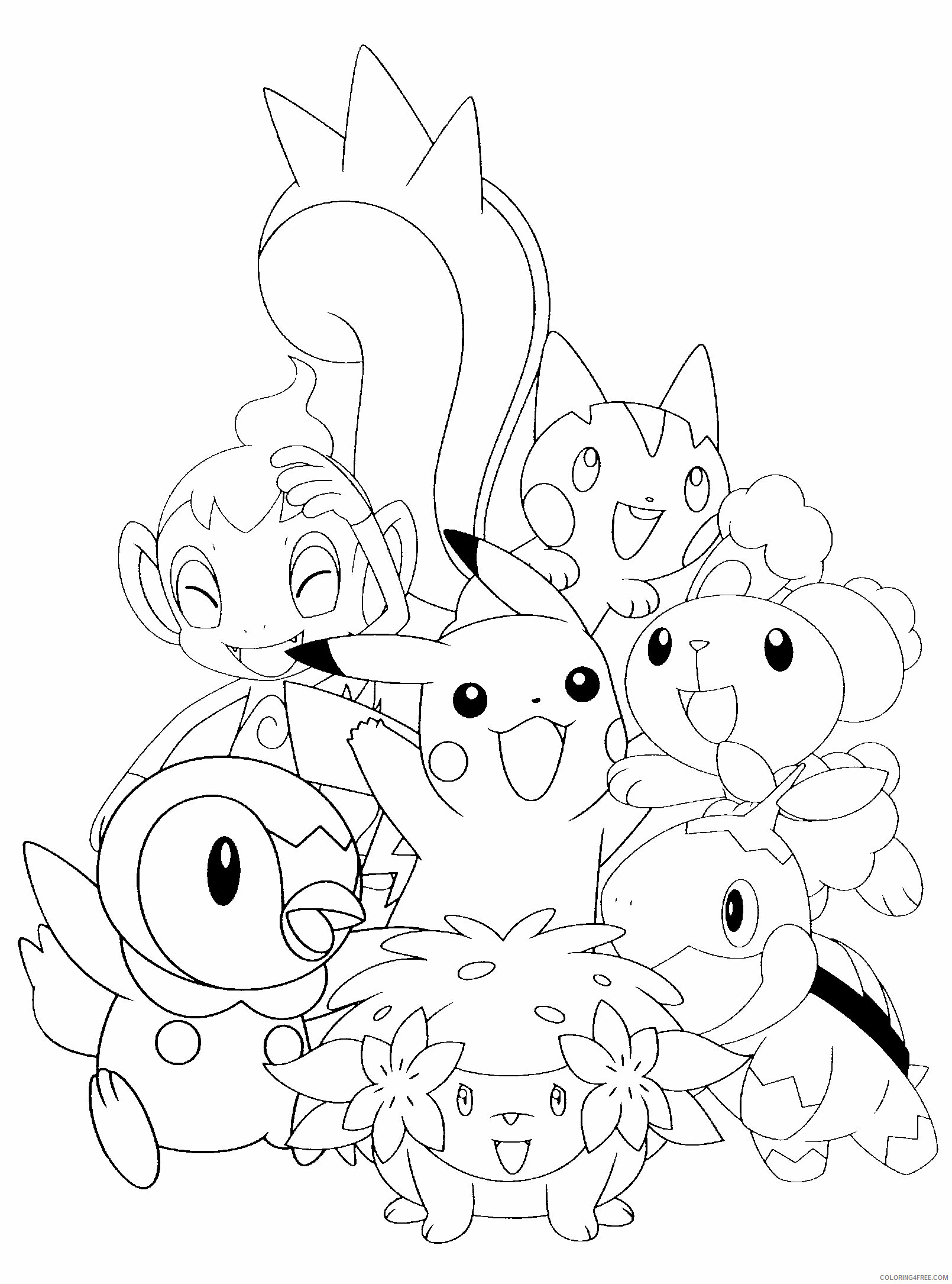 Pokemon Printable Coloring Pages Anime 2021 550 Coloring4free