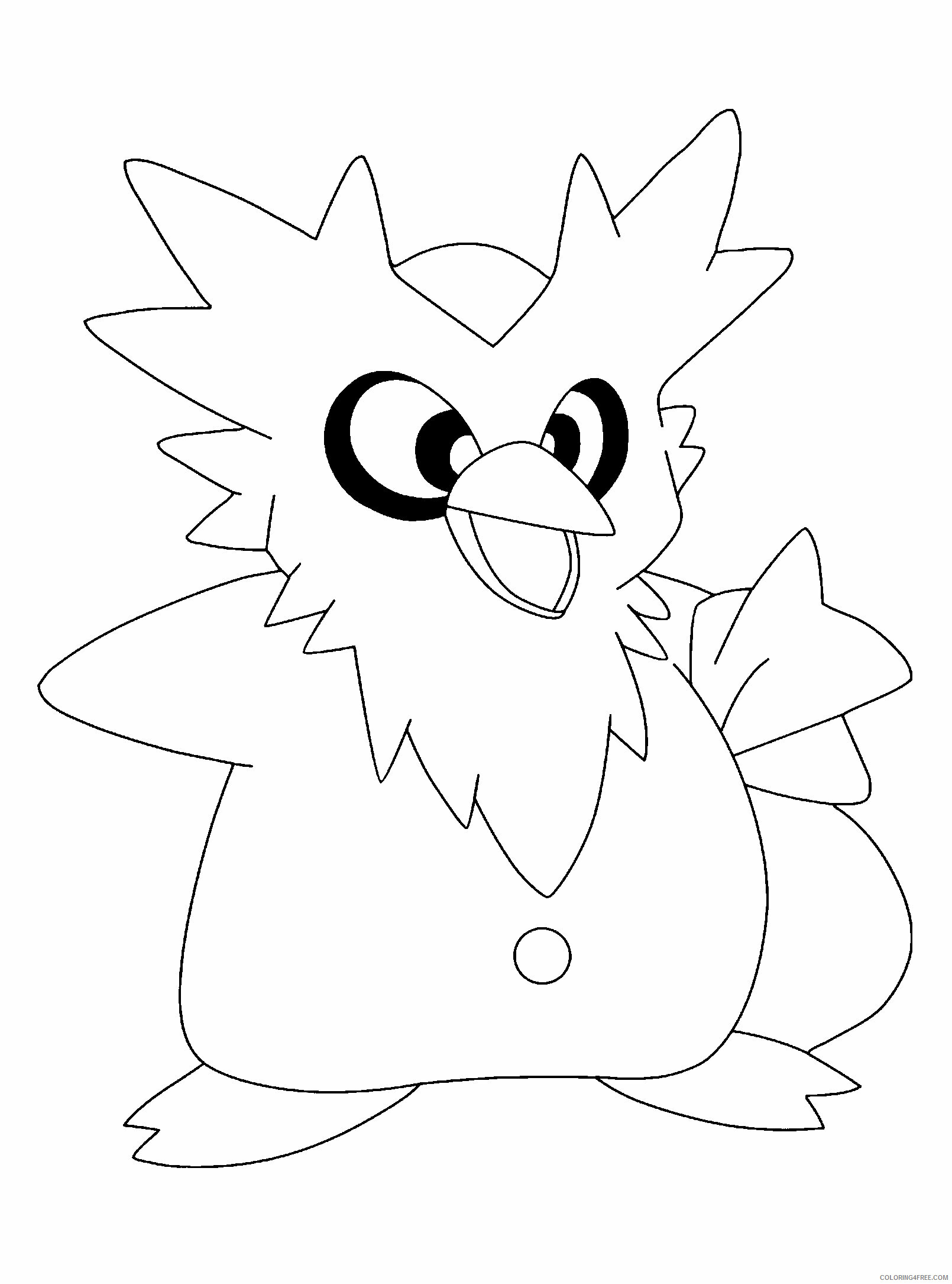 Pokemon Printable Coloring Pages Anime 2021 604 Coloring4free