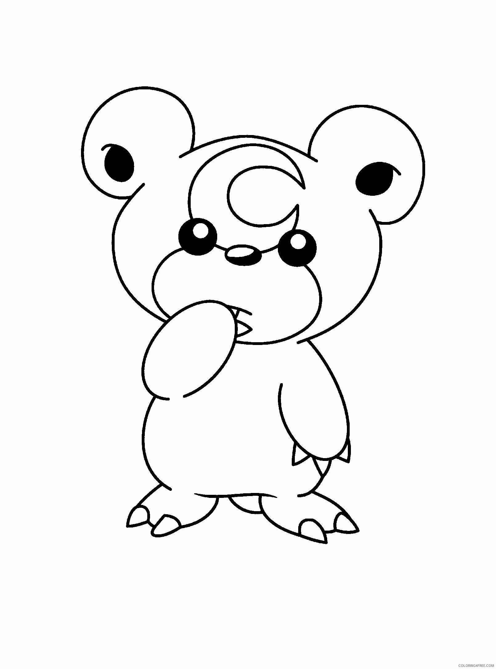 Pokemon Printable Coloring Pages Anime 2021 662 Coloring4free