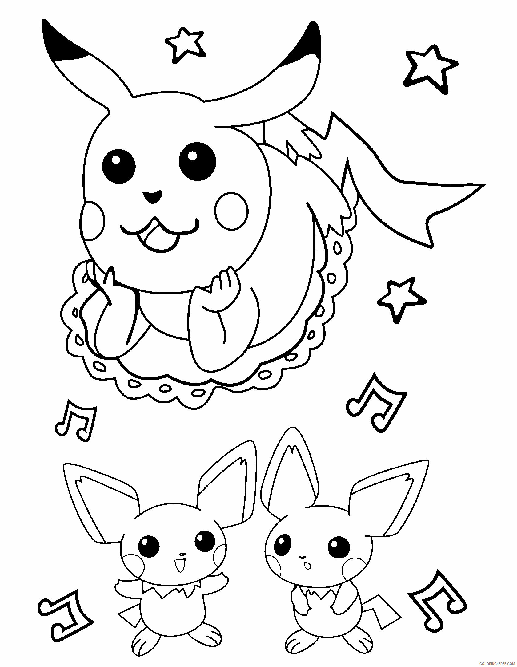 Pokemon Printable Coloring Pages Anime 2021 666 Coloring4free