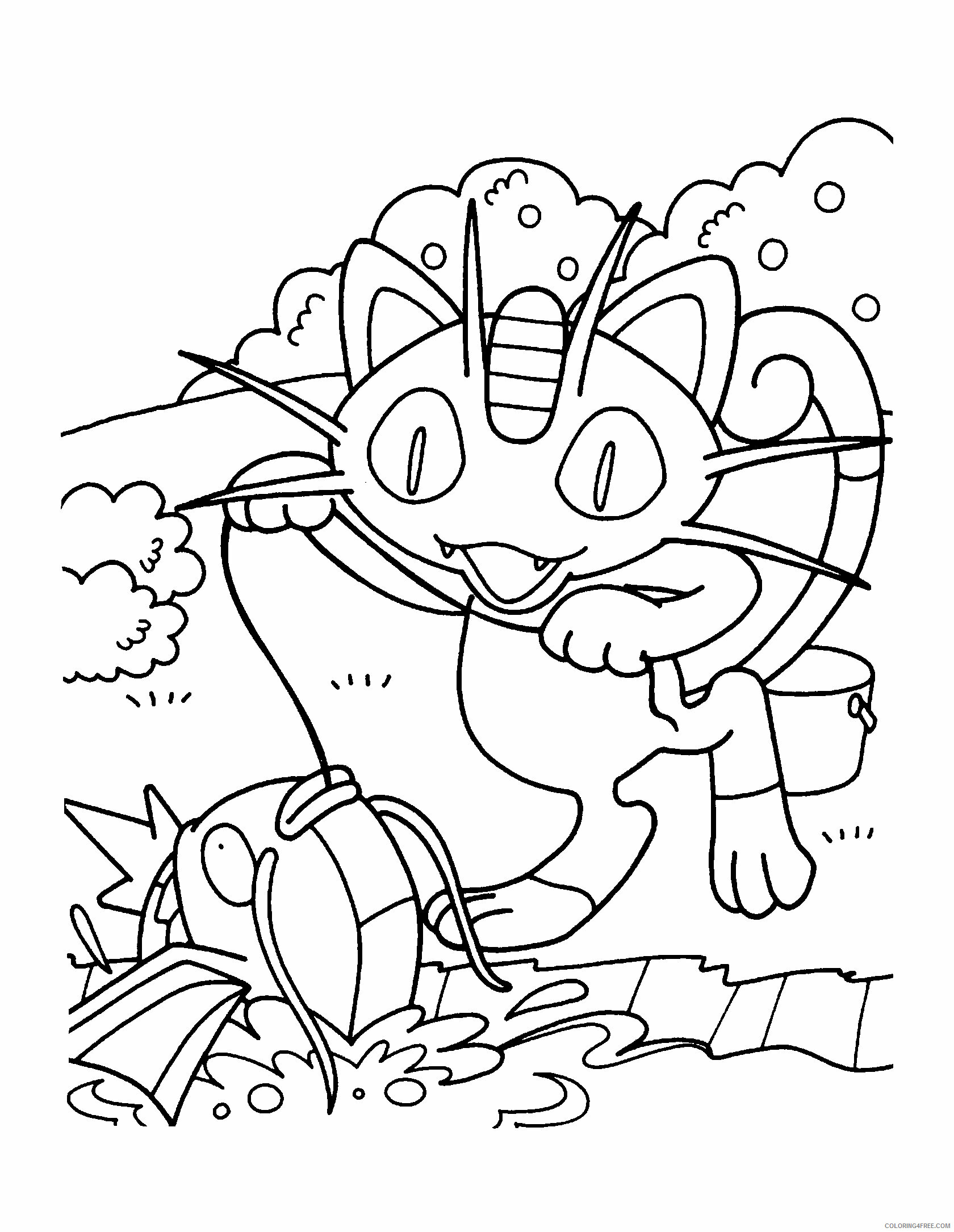 Pokemon Printable Coloring Pages Anime 2021 701 Coloring4free
