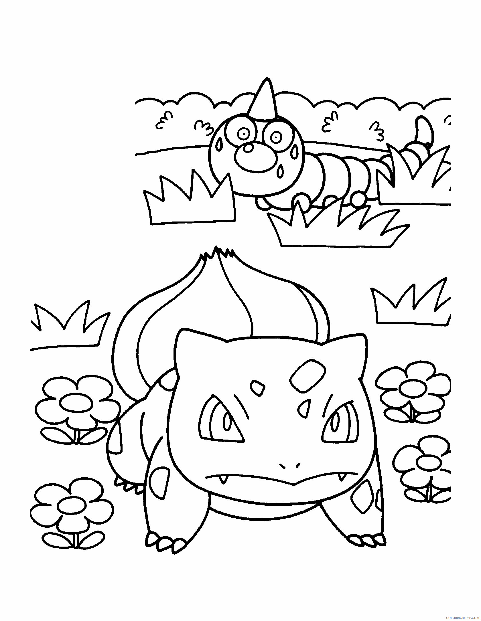 Pokemon Printable Coloring Pages Anime 2021 707 Coloring4free