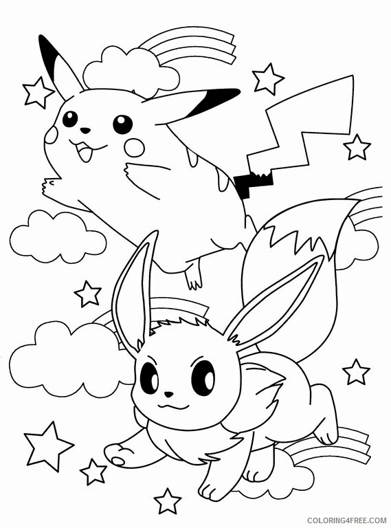 Pokemon Printable Coloring Pages Anime Printable Pokemon 2021 080 Coloring4free