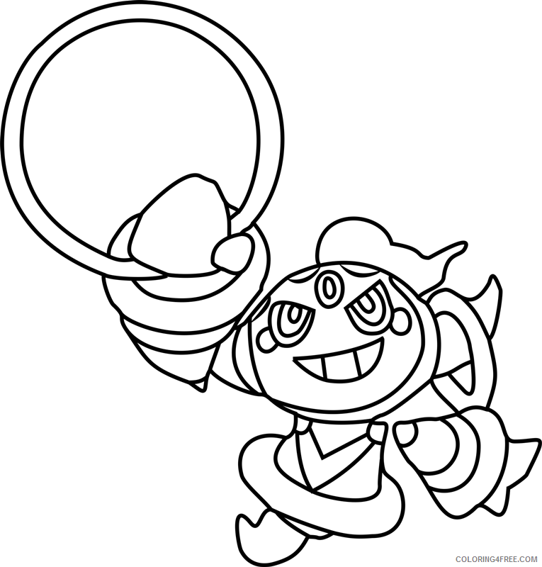 Pokemon Printable Coloring Pages Anime hoopa pokemon a4 2021 035 Coloring4free