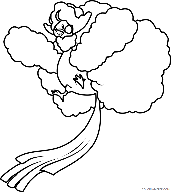 Pokemon Printable Coloring Pages Anime mega altaria 2021 049 Coloring4free