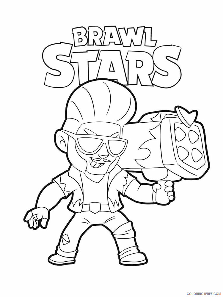 Printable Brawl Stars Coloring Pages Games Brawl Stars 11 Printable 2021 153 Coloring4free