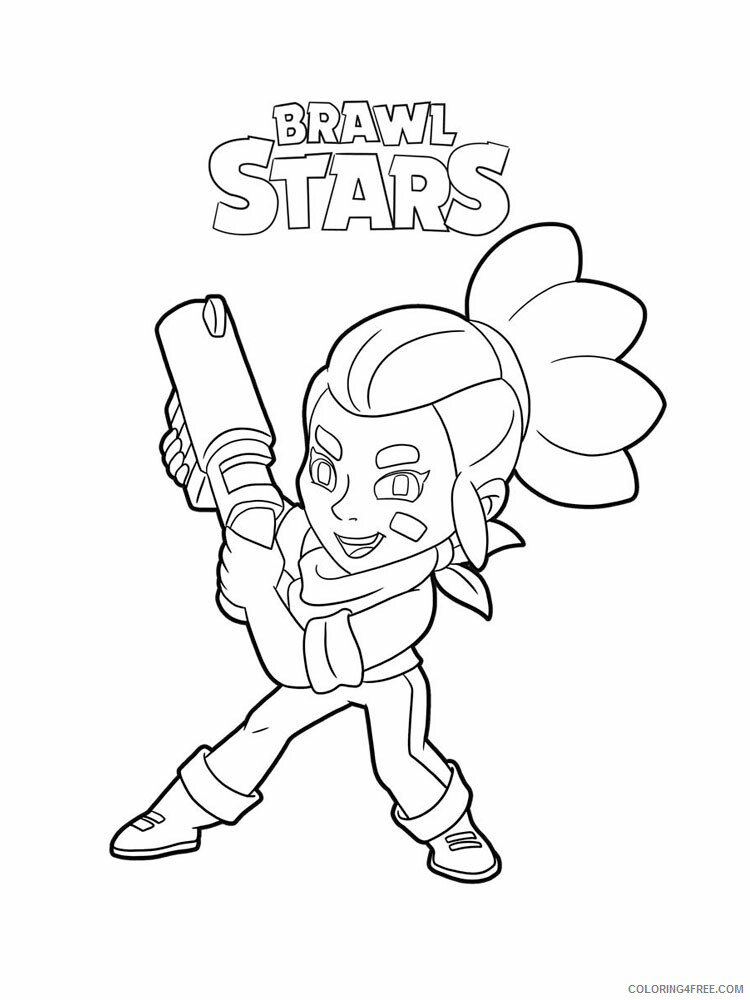 Printable Brawl Stars Coloring Pages Games Brawl Stars 13 Printable 2021 155 Coloring4free