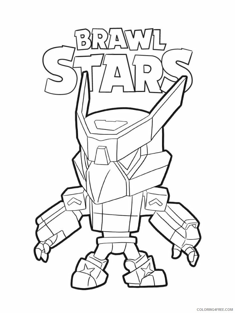 Printable Brawl Stars Coloring Pages Games Brawl Stars 14 Printable 2021 156 Coloring4free Coloring4free Com - brawl star cow illustration