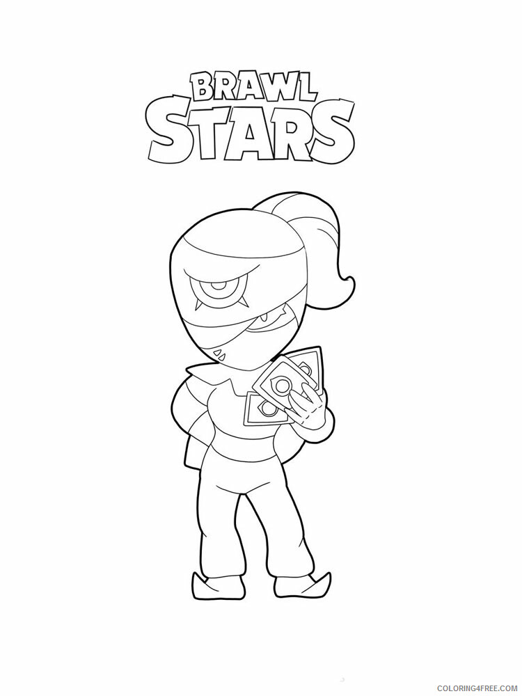 Printable Brawl Stars Coloring Pages Games Brawl Stars 16 Printable 2021 158 Coloring4free