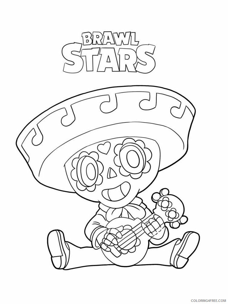 Printable Brawl Stars Coloring Pages Games Brawl Stars 17 Printable 2021 159 Coloring4free