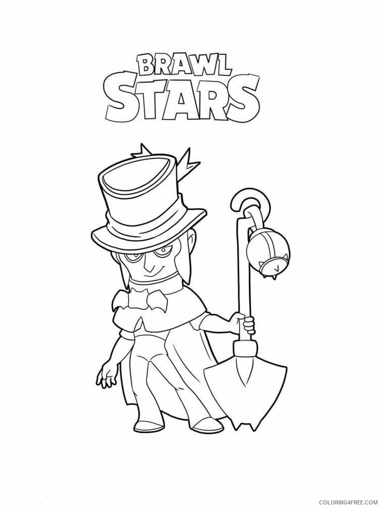 Printable Brawl Stars Coloring Pages Games Brawl Stars 21 Printable 2021 164 Coloring4free