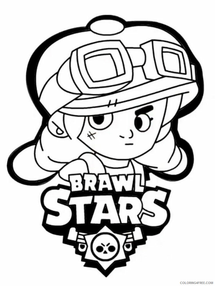 Printable Brawl Stars Coloring Pages Games Brawl Stars 23 Printable 2021 166 Coloring4free