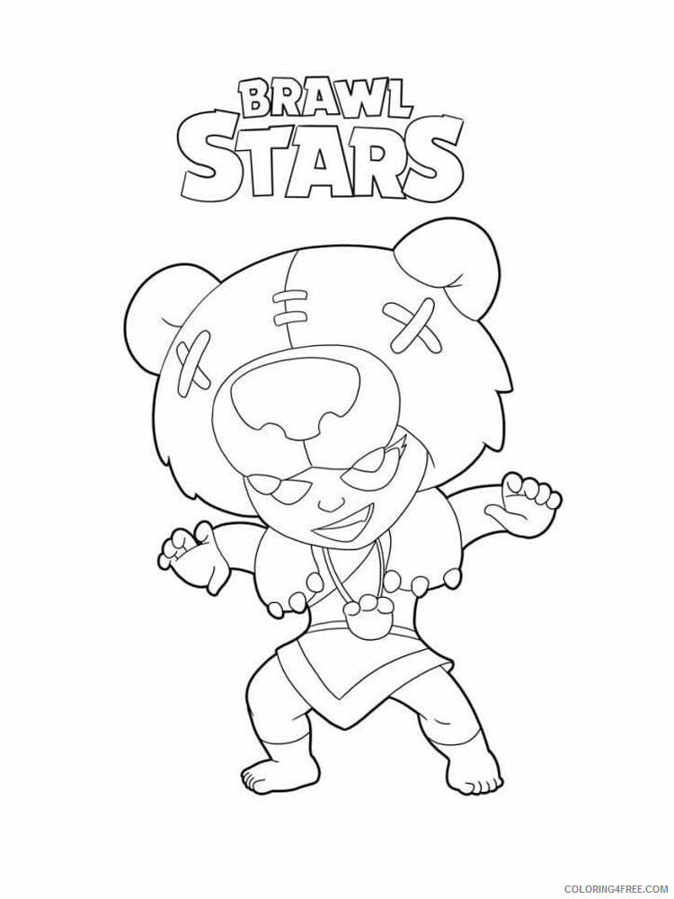 Printable Brawl Stars Coloring Pages Games Brawl Stars 24 Printable 2021 167 Coloring4free