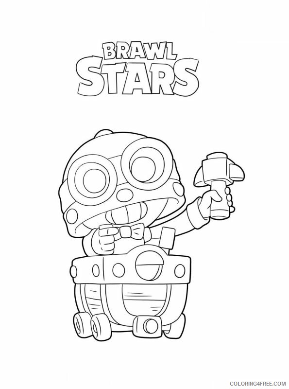 Printable Brawl Stars Coloring Pages Games Brawl Stars 8 Printable 2021 174 Coloring4free
