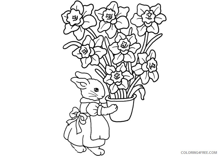 Printable Flower Coloring Pages Flowers Nature Flowers1 Printable 2021 402 Coloring4free