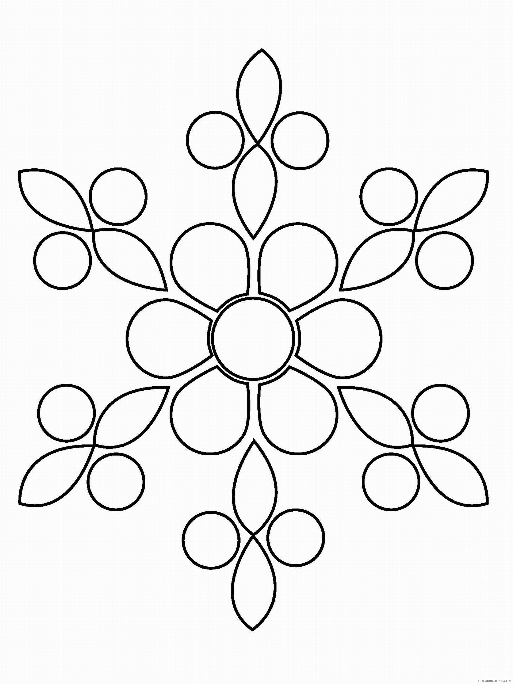Printable Flower Coloring Pages Flowers Nature flowerc108 Printable 2021 369 Coloring4free