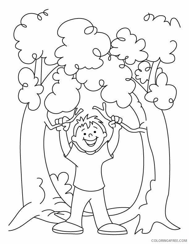Printable Tree Coloring Pages Tree Nature Trees Printable 2021 697 Coloring4free