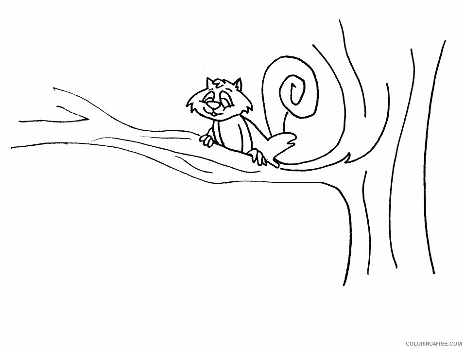 Printable Tree Coloring Pages Tree Nature tree6 Printable 2021 664 Coloring4free