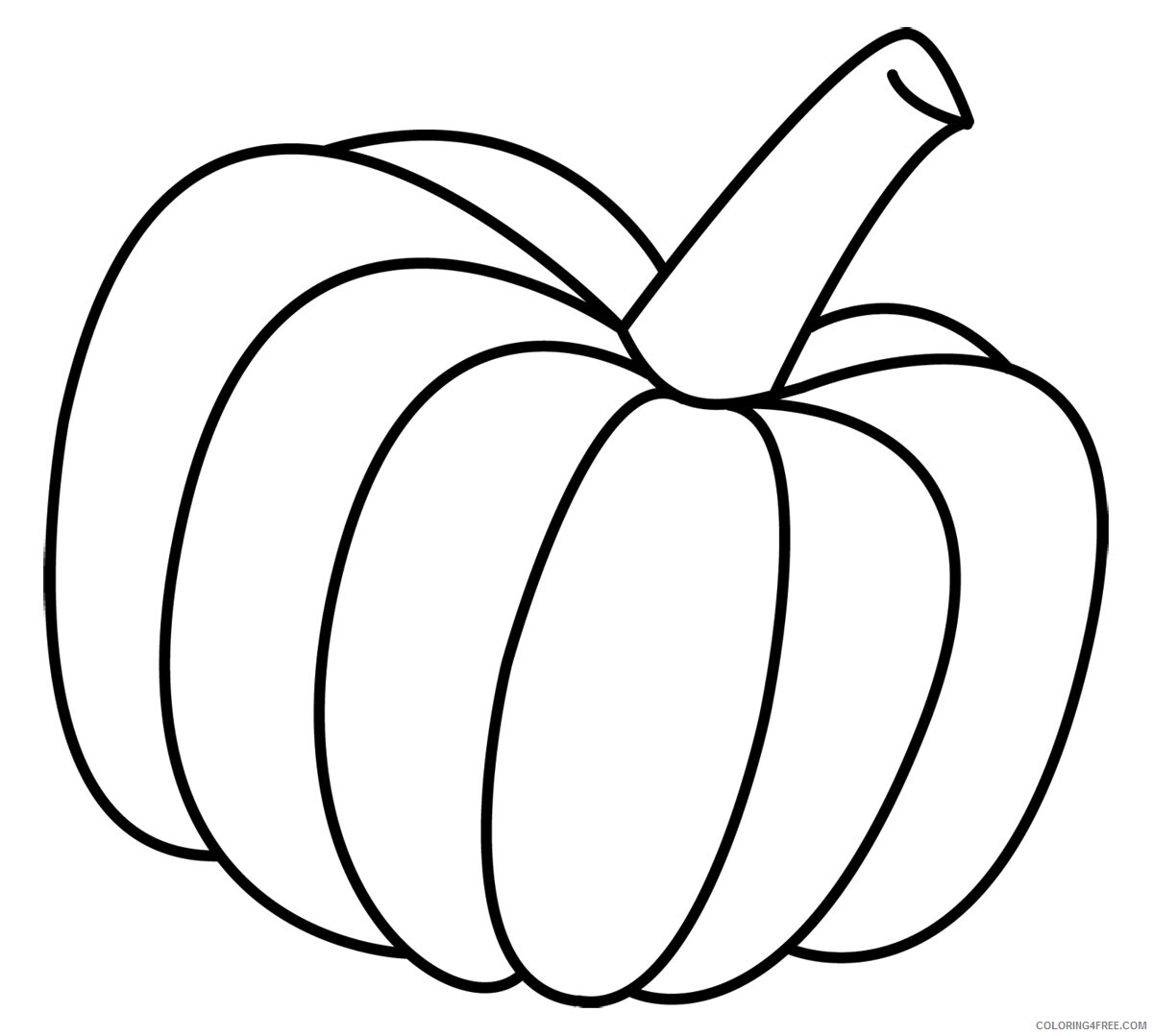 Pumpkin Coloring Pages Vegetables Food of Pumpkins Printable 2021 669 Coloring4free