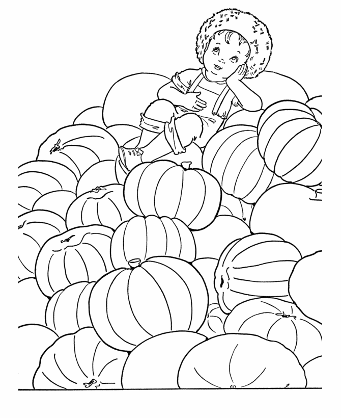 Pumpkin Coloring Pages Vegetables Food pumpkin Printable 2021 710 Coloring4free