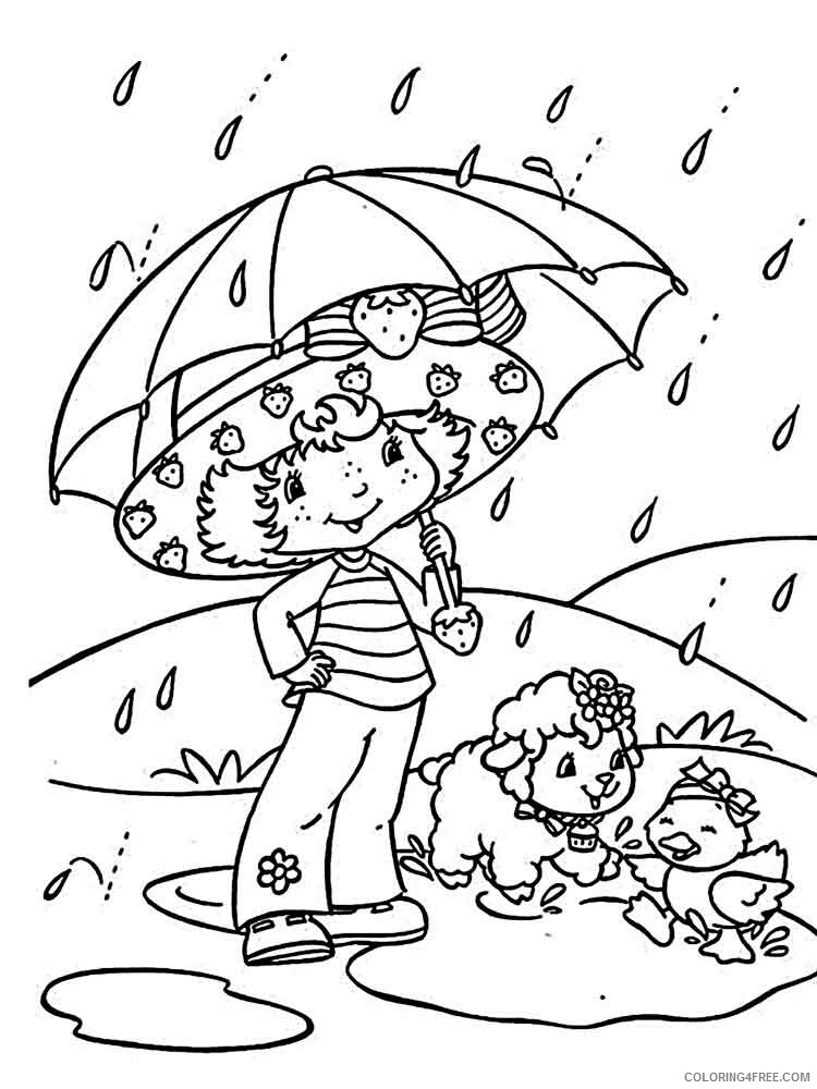 Rain Coloring Pages Nature Rain 4 Printable 2021 457 Coloring4free