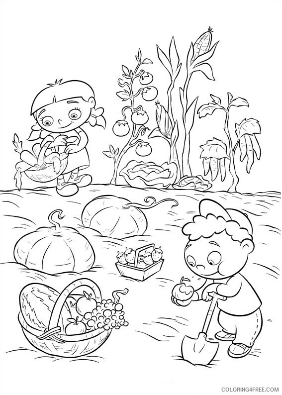 Random fruit Coloring Pages Fruits Food annie leo with fruits Printable 2021 389 Coloring4free