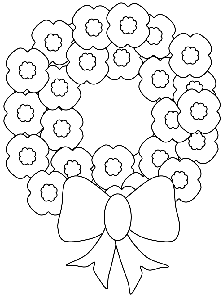 Remembrance Day Coloring Pages Holiday 14 Printable 2021 0845 Coloring4free