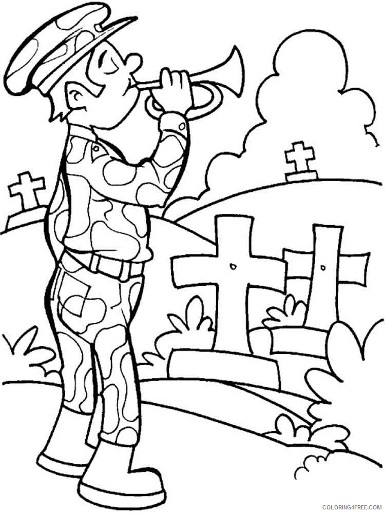 Remembrance Day Coloring Pages Holiday remembrance day 4 Printable 2021 0850 Coloring4free