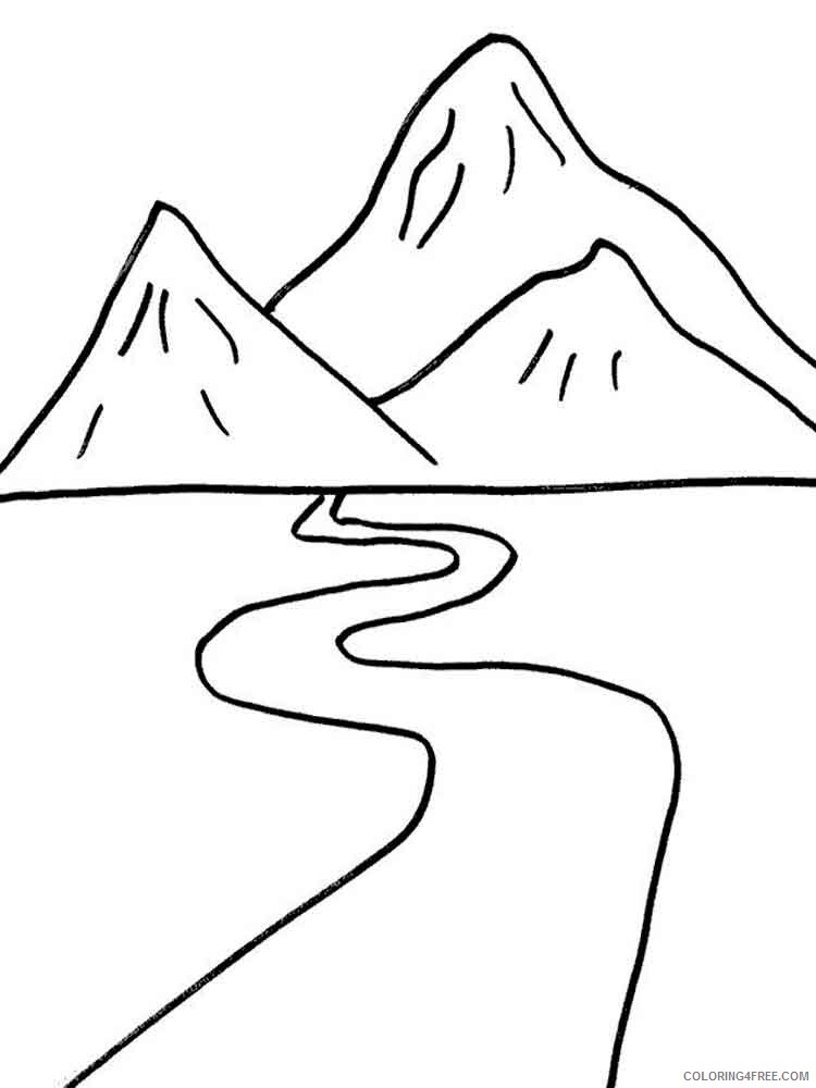 River Coloring Pages Nature River 1 Printable 2021 482 Coloring4free