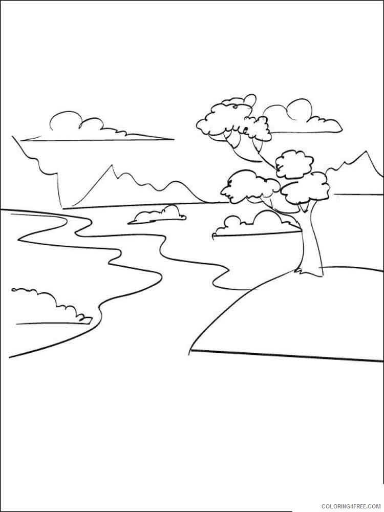 River Coloring Pages Nature River 16 Printable 2021 488 Coloring4free