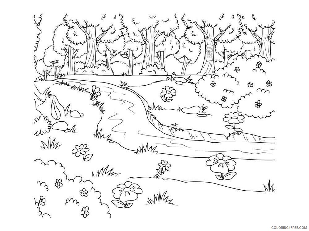 River Coloring Pages Nature River 2 Printable 2021 489 Coloring4free
