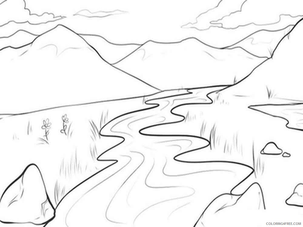 River Coloring Pages Nature River 5 Printable 2021 491 Coloring4free