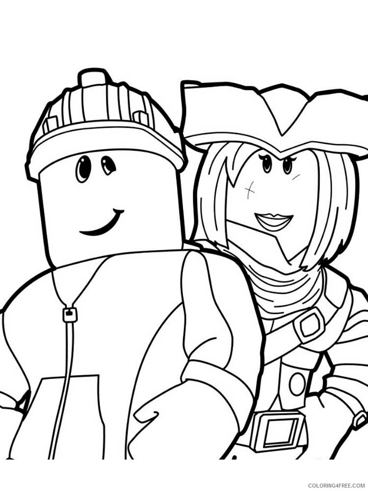 Roblox Coloring Pages Games roblox 4 Printable 2021 0953 Coloring4free