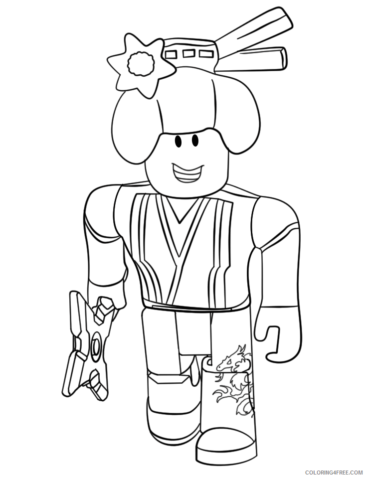 Roblox Coloring Pages Games Roblox Ninja Printable 2021 0944 Coloring4free Coloring4free Com - minnie mouse ears code roblox
